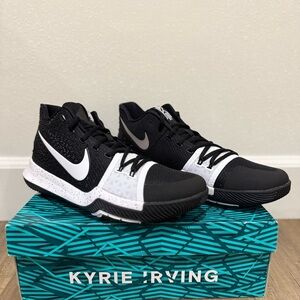 Nike Kyrie Irving 3 TB Black and White Basketball Shoes BRAND NEW
